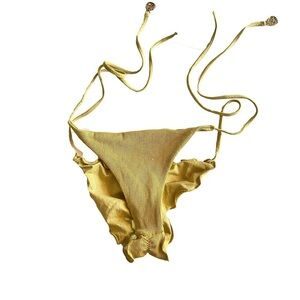 Gold sexy Bikini Cheeky  Bottom Sunshine